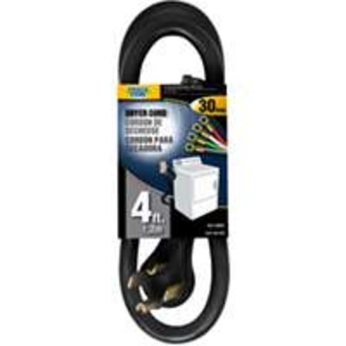 Power Zone ORD100404 Dryer Cord, Black