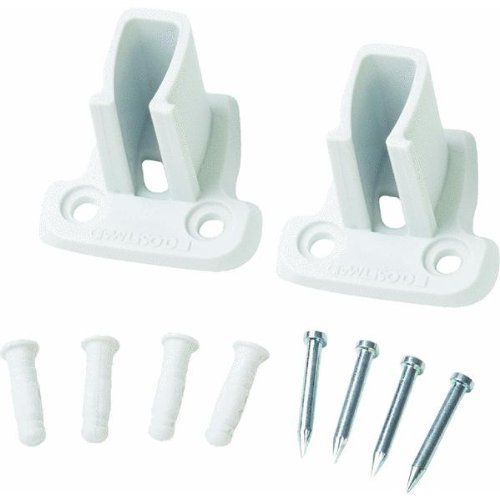 Closetmaid 1741 Low Profile Wall Bracket, White