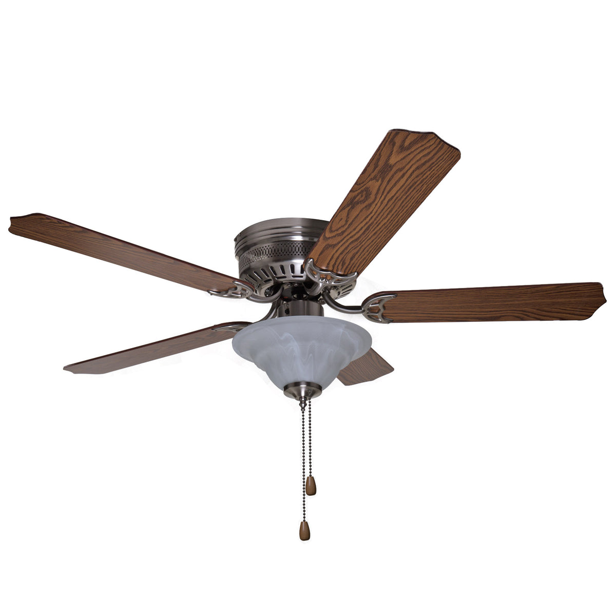 Boston Harbor CF-B-652+1F242BN Hugger Ceiling Fans, Brushed Nickel