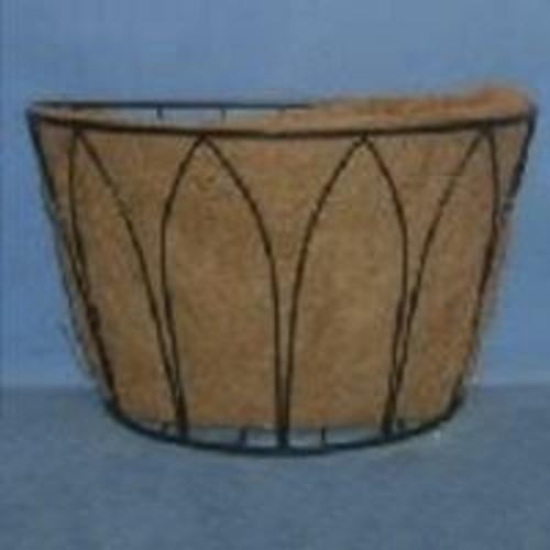 Mintcraft W51984 Wire Planter With Coconut Liner 15"