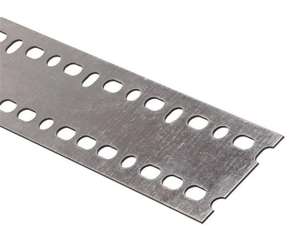 341198 Stanley  Slotted Structural Plate, 36" x 2-13/16", Steel, Galvanized