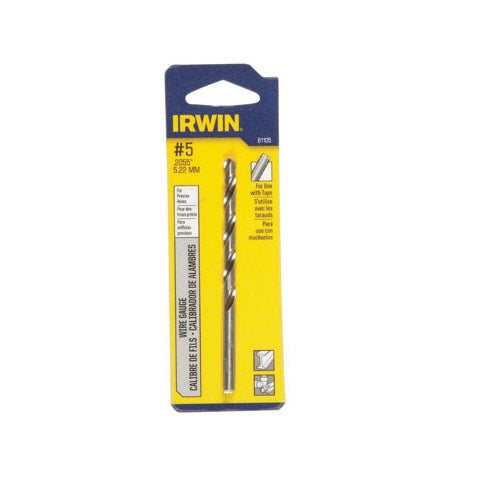 Irwin 81105 High Speed Steel Wire Gauge Drill Bit, 2-1/2" x 3-3/4"