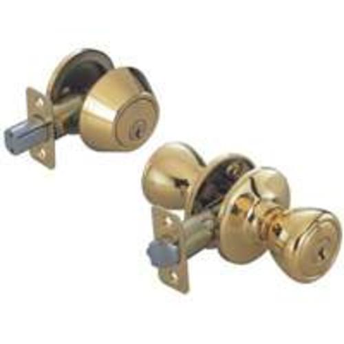 Faucetorium 5764+D101PB-BP3 Combo Lockset, Tulip, K 2,