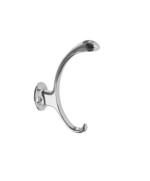 National Hardware N806-801 Garment Hook, Chrome, 1.1" W x 5" H