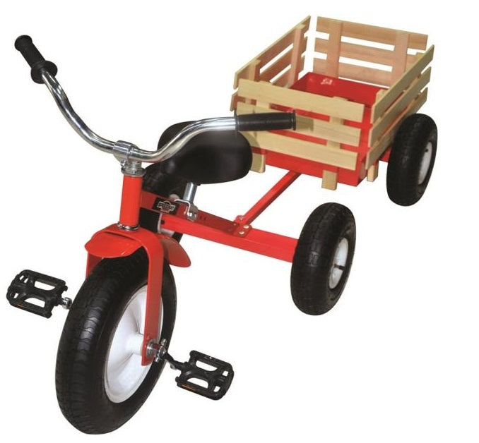 SpeedWay 53498 Retro All-Terrain Trike Tricycle with Wagon