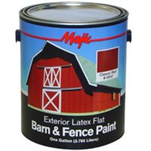 Majic 8-0047-1 Barn And Fence Paint Gallon, Red