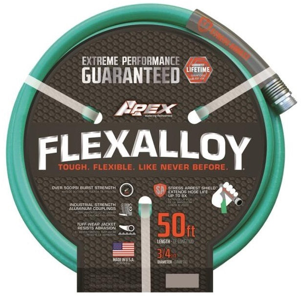 Apex 9550-50 Flexalloy Garden Hose, 3/4" x 50&#039;