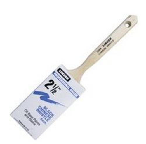 Linzer 2664-2.5 Black China Flat Sash Paint Brush, 2.5"