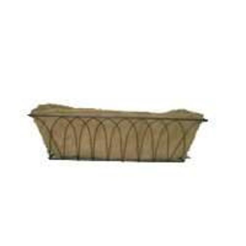 Mintcraft  W51986A-3L Planter With Coconut Liner 30", Matt. black