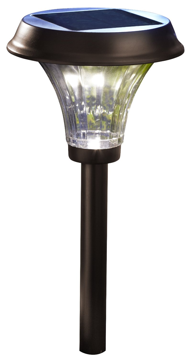 Moonrays 91754 Richmond Style Outdoor Solar Light, Rubbed Bronze, 2/Pack