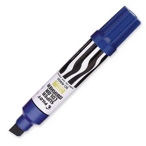 "Pilot" Chisel Point Jumbo Permanent Marker, Blue