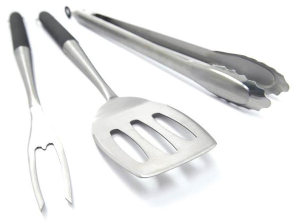 Broil King 64952 Resin & Forged Tool Set, Stainless Steel, 3 Piece