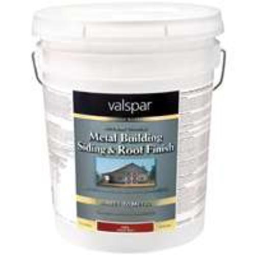 Valspar 027.0004262.008 Metal Building Paint, 5 Gallon, Classic Red