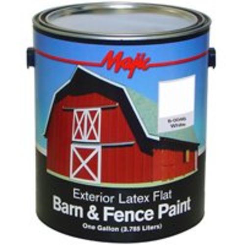 Majic 8-0046-1 Latex Barn & Fence Paint, White