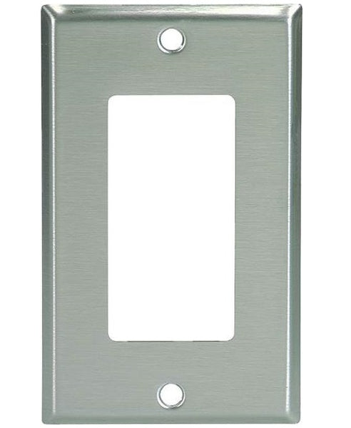 Cooper Wiring 93401-BOX1 Decorator Wall Plate, Brushed Satin