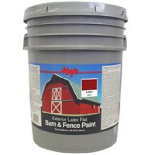 Majic 8-0047-5 Barn & Fence Latex Paint, Red, 5 Gallon