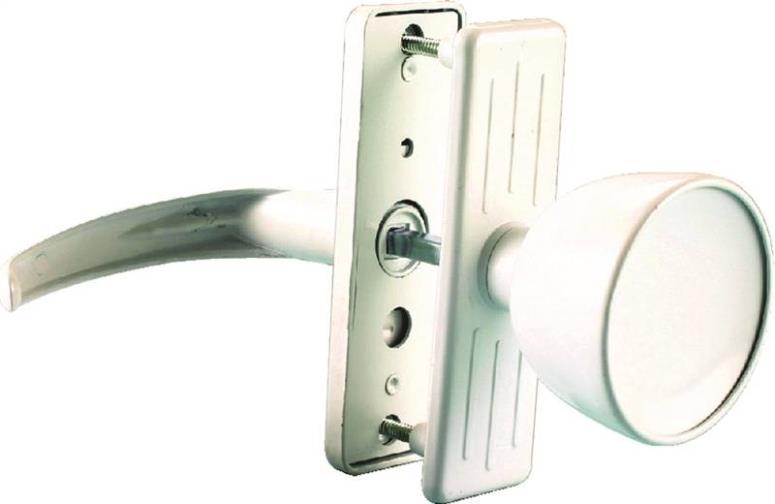 Prosource 47035-UW-PS Storm & Screen Door Latches, Knob & Lever, White