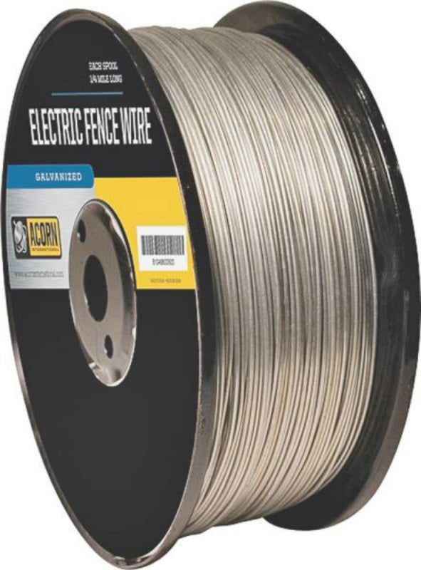 Acorn EFW1414 Galvanized Electric Fence Wire, 14 Gauge