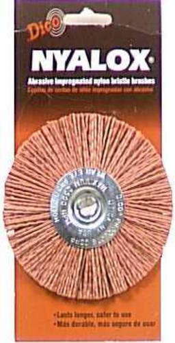 Dico Products 541-778-4 Nyalox Nylon Wheel Brush 4" Coarse