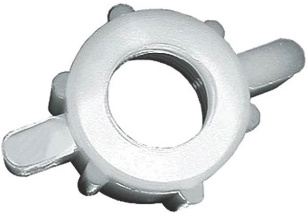 Green Leaf 8027 W 4PK Swivel Nut, 11/16", White