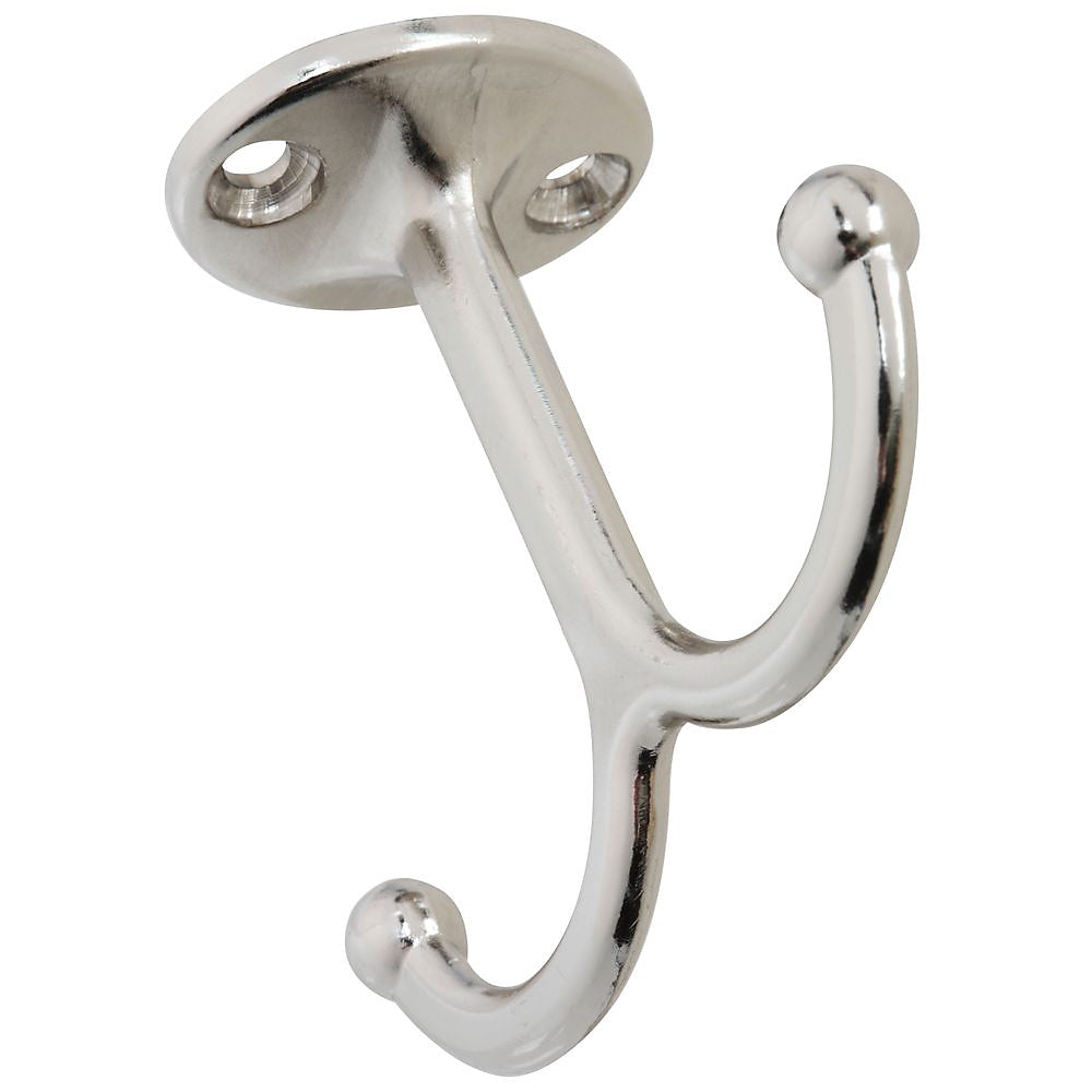 National Hardware N245-845 MPB165 Undershelf Coat Hooks, Nickel