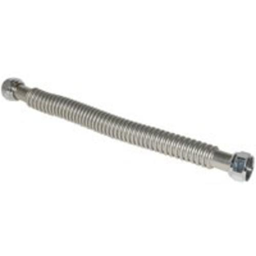 Ez-Flo 0437018 Water Heater Connectors, Stainless Steel, 18"