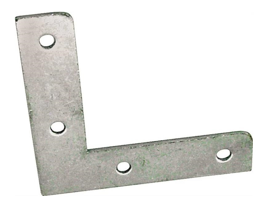 Prosource FC-Z025-C4PS Flat Corner Braces, Steel, 2-1/2" x 1/2"