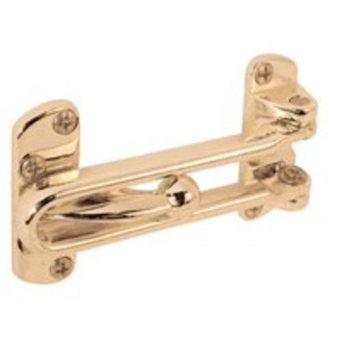 Prime Line U 9897 Swing Bar Door Guard, Brass