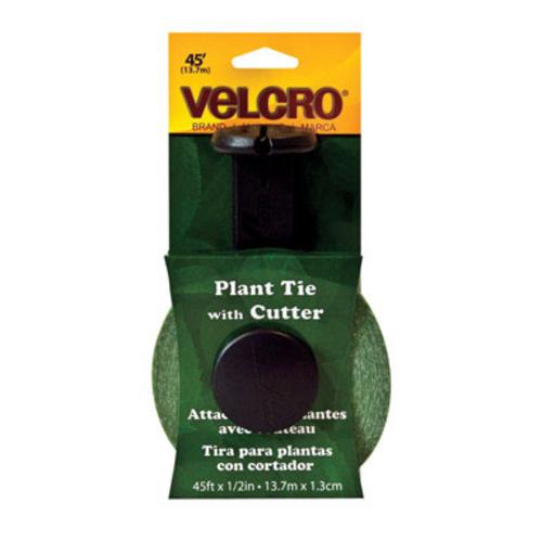 Velcro 91348PC Adjustable Plant Tie with Cutter, Green, 45&#039; x 1/2"