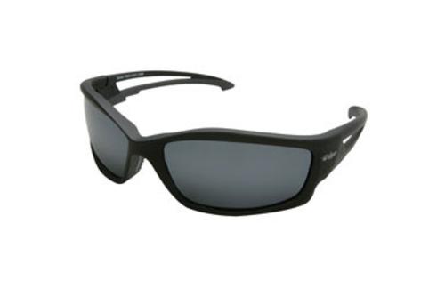 Edge Eyeware TSK21-G15-7 Black/G15 Sliver Mirror Lens Glasses