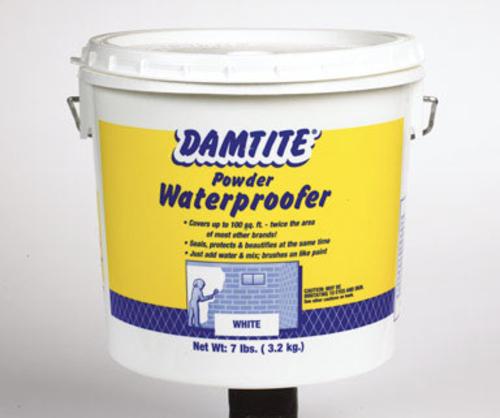 Damtite 01071 Masonry Waterproofer, White, 7 Lb