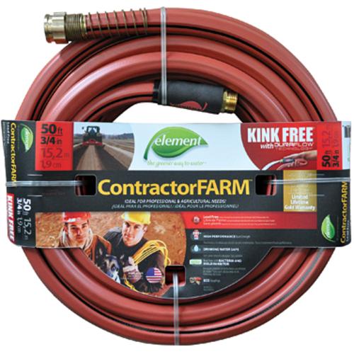 Element ELCF34100 Contractor Farm Garden Hose, 3/4" x 100&#039;