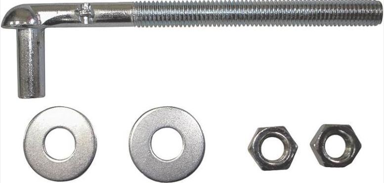 ProSource LR083 Bolt Hook, Zinc Plated