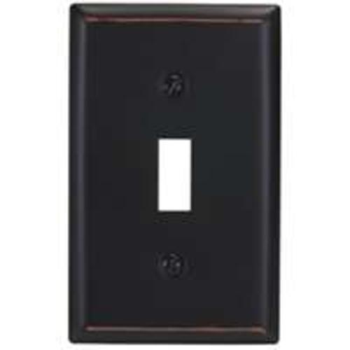 AmerTac 75TVB Madison 1 Gang Toggle Wall Plate, Aged Bronze