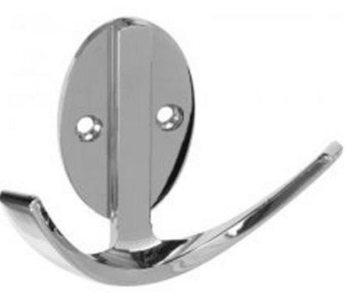 Stanley 807065 Modern Double Robe Hooks, Chrome, 3"