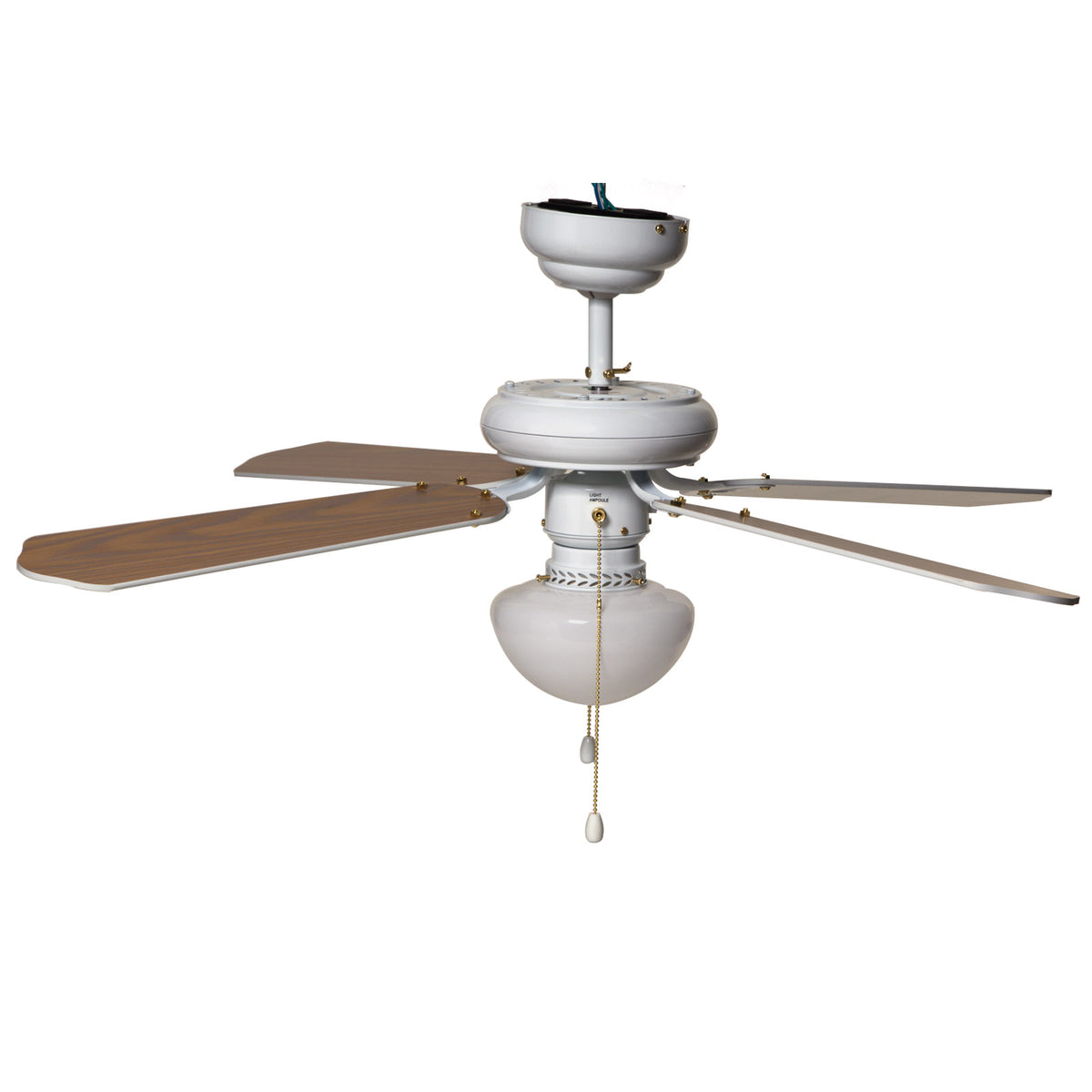 Boston Harbor CF-78133 Reversible Ceiling Fan, 42", White