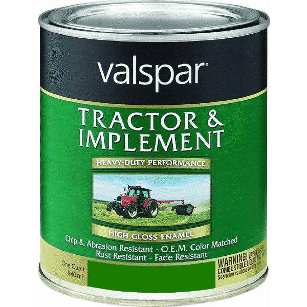 Valspar Tractor & Implement Enamel Paint 1 Qt - John Deer Green