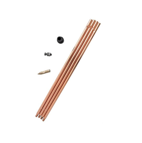 Zareba GRSC8-EB ElectroBraid Copper Sectional Ground Rod Kit