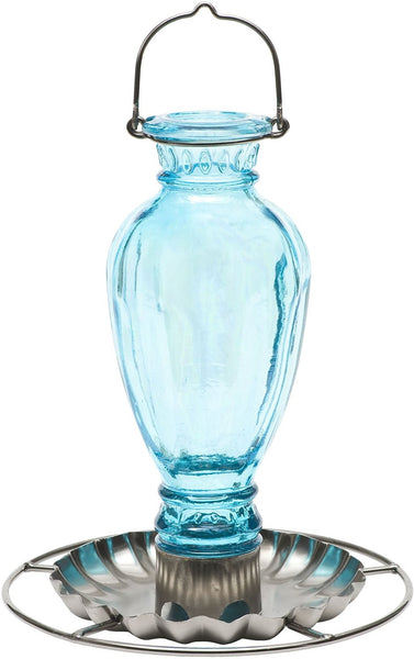 Perky-Pet 8136-2 Daisy Vase Vintage Glass Wild Bird Waterer, 16 Oz