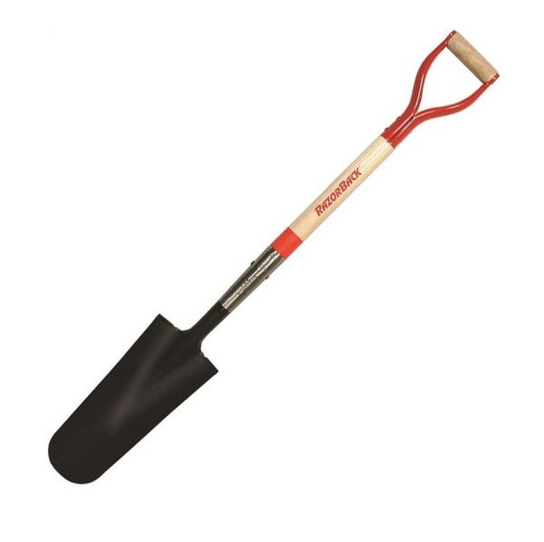 Razor-Back 47202 Round Point Drain Spade, 4.75" x 14"