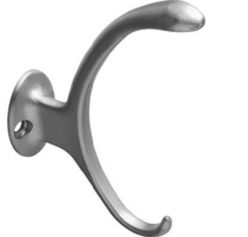 Stanley Hardware S806-802 Garment Hook, Satin Nickel, 5"