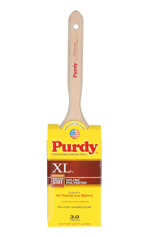 Purdy 144100330 XL-Elasco Flat Sash Paint Brush, 3"