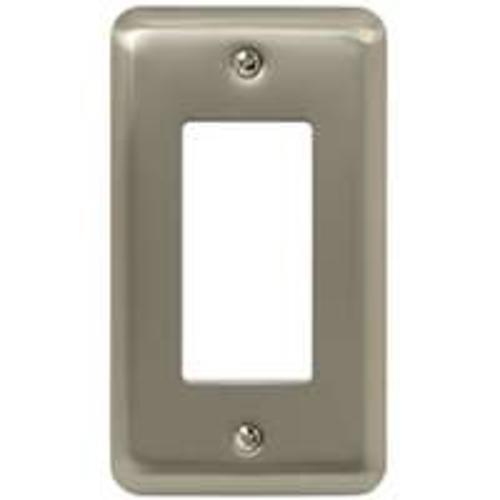 Amertac 2RPW Round Corner Rocker Wall Plate, Pewter