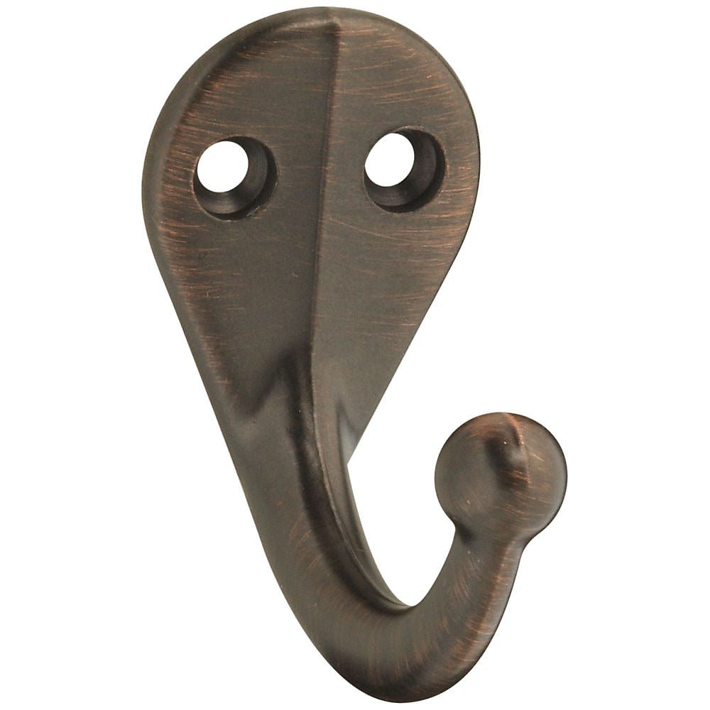 National Hardware N334-755 V162 Single Clothes Hooks, Bronze