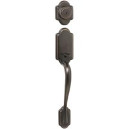 Kwikset Signature Single Cylinder Single Point Door Handleset, Venetian Bronze