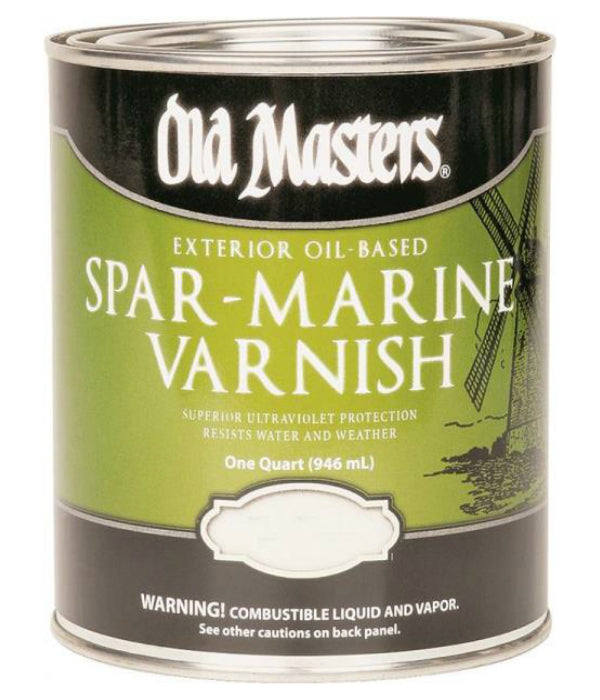 Old Masters 92504 Qt Spar-Marine Varnish Semi-Gloss