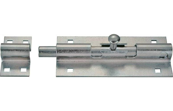 Prosource BH-103-PS Lockable Barrel Bolt, Zinc, 4"