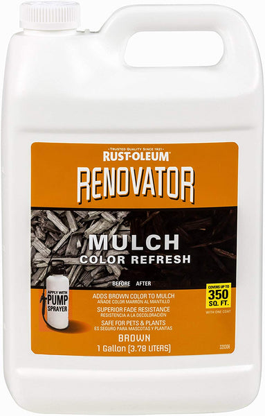 Rust-Oleum 307526 Restore Mulch Renovator, Brown, 1 Gallon