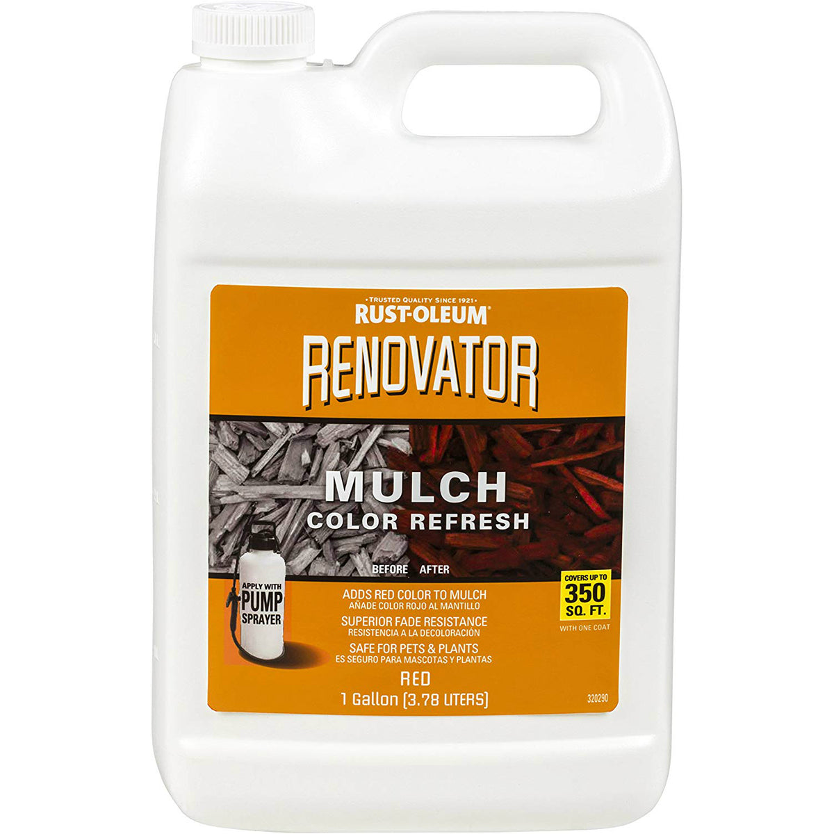 Rust-Oleum 307524 Restore Mulch Renovator, Red, 1 Gallon